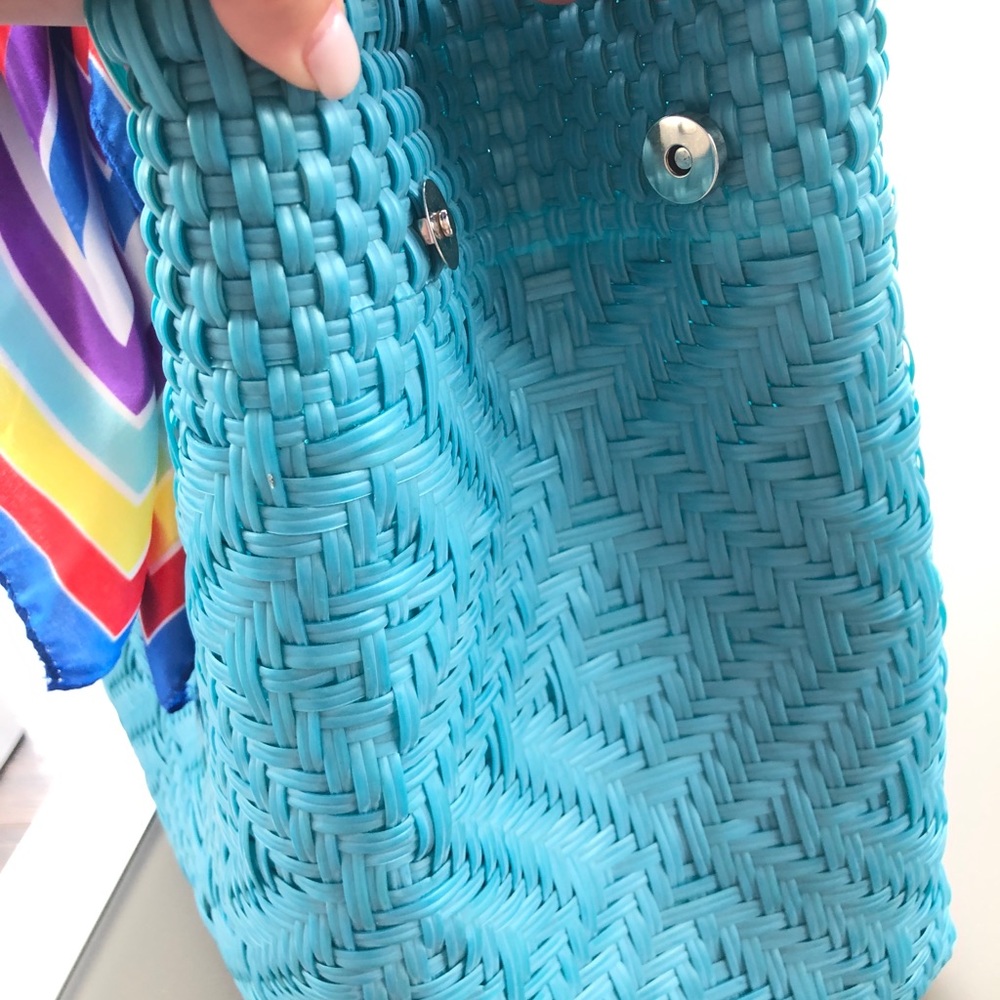 Moving sale! 🛍️ New PVC Weaved Tote - Picture 5 of 6
